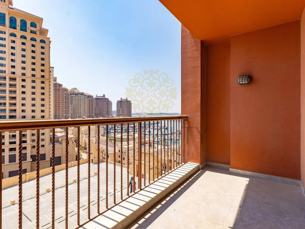 1 Bedrooms  Apartment  For Rent  in Doha -  The Pearl  Not Furnished