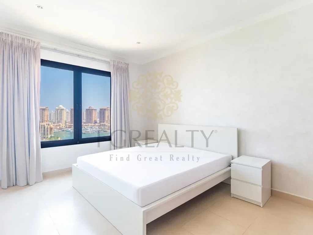 1 Bedrooms  Apartment  For Rent  in Doha -  The Pearl  Fully Furnished