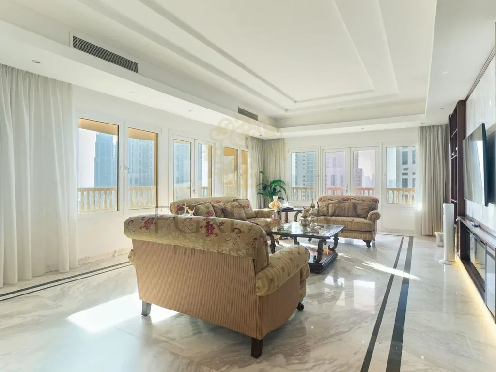 3 Bedrooms  Apartment  For Sale  in Doha -  The Pearl  Fully Furnished