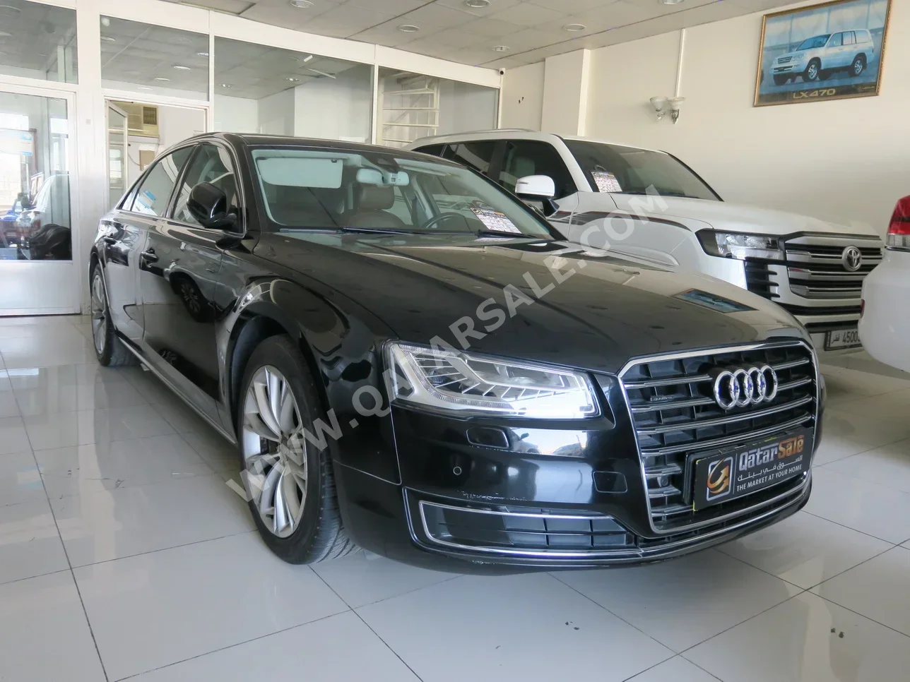 Audi  A8  L  2017  Automatic  46,000 Km  6 Cylinder  Rear Wheel Drive (RWD)  Sedan  Black