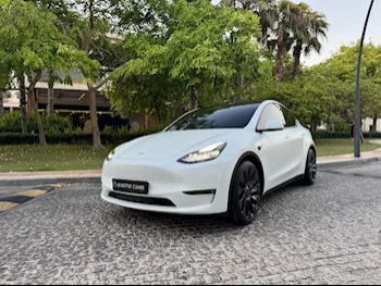 Tesla  Model Y  2024  Automatic  3,000 Km  0 Cylinder  All Wheel Drive (AWD)  SUV  White  With Warranty