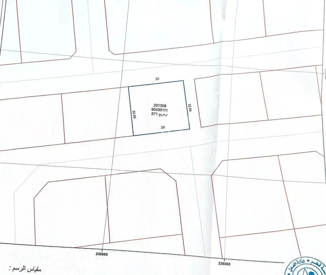 Lands For Sale in Al Wakrah  - Al Wakrah  -Area Size 571 Square Meter