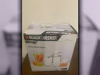 Black & Decker  Juice extractor  White