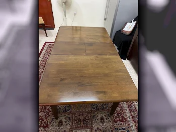 Dining Table with Chairs  - Brown  - 4 Seats