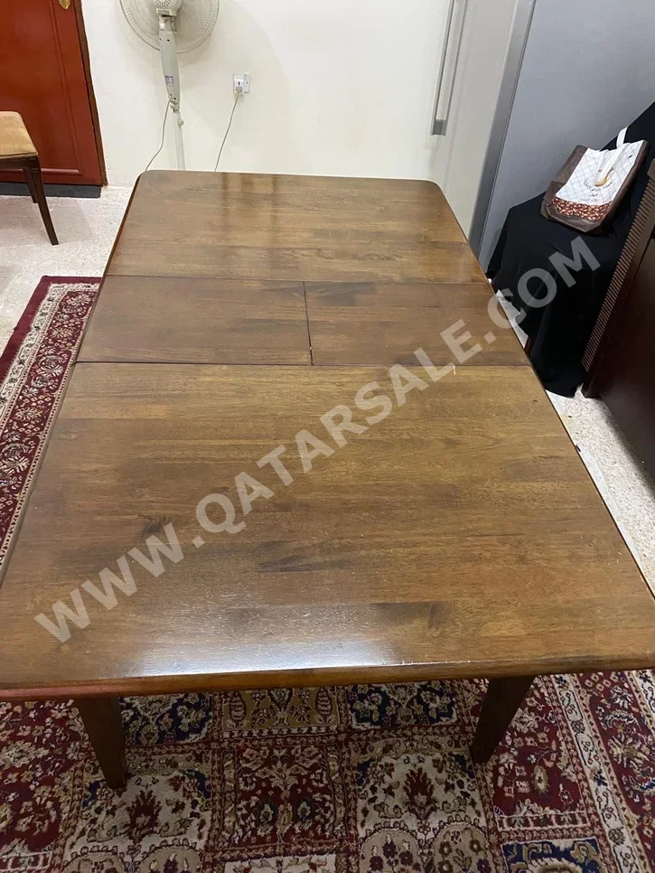 طاولة طعام مع كراسي  - بنى  - 4 مقاعد