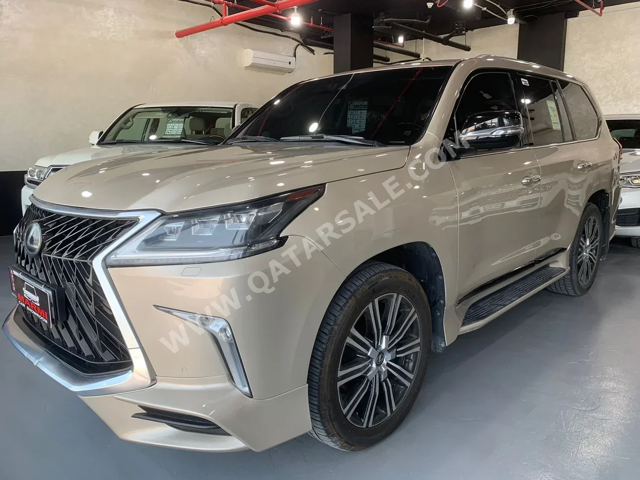 Lexus  LX  570  2018  Automatic  129,000 Km  8 Cylinder  Four Wheel Drive (4WD)  SUV  Beige