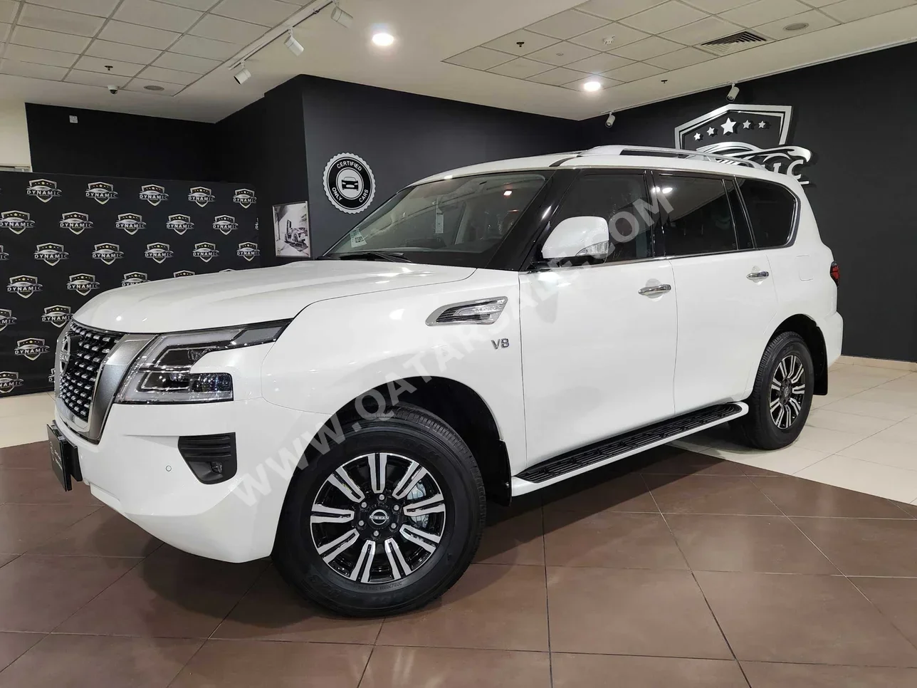 Nissan  Patrol  LE  2024  Automatic  160 Km  8 Cylinder  Four Wheel Drive (4WD)  SUV  White  With Warranty