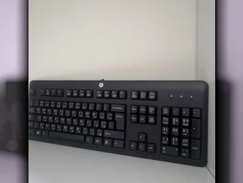 Keyboards - HP  - Black  - Keyboard Only  - Wired