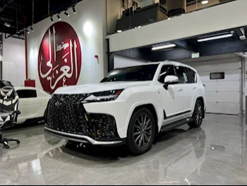  Lexus  LX  600 F Sport  2023  Automatic  45,000 Km  6 Cylinder  Four Wheel Drive (4WD)  SUV  White  With Warranty