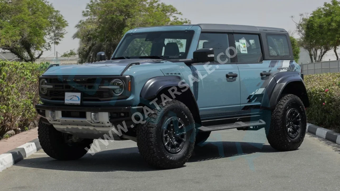 Ford  Bronco  Raptor  2023  Automatic  0 Km  6 Cylinder  Four Wheel Drive (4WD)  SUV  Blue  With Warranty