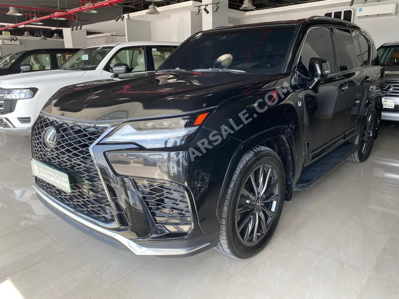 Lexus  LX  600 F Sport  2023  Automatic  49,000 Km  6 Cylinder  Four Wheel Drive (4WD)  SUV  Black  With Warranty