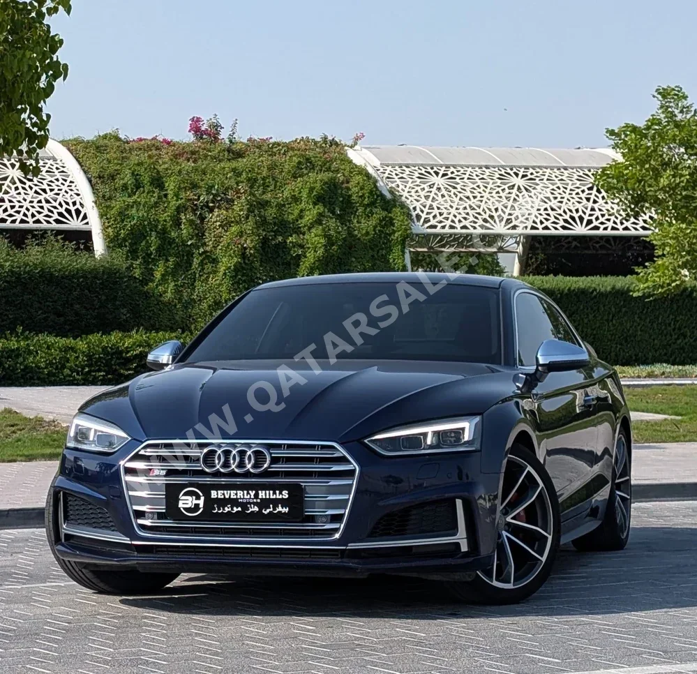 Audi  S5  2017  Automatic  68,910 Km  6 Cylinder  Rear Wheel Drive (RWD)  Coupe / Sport  Blue