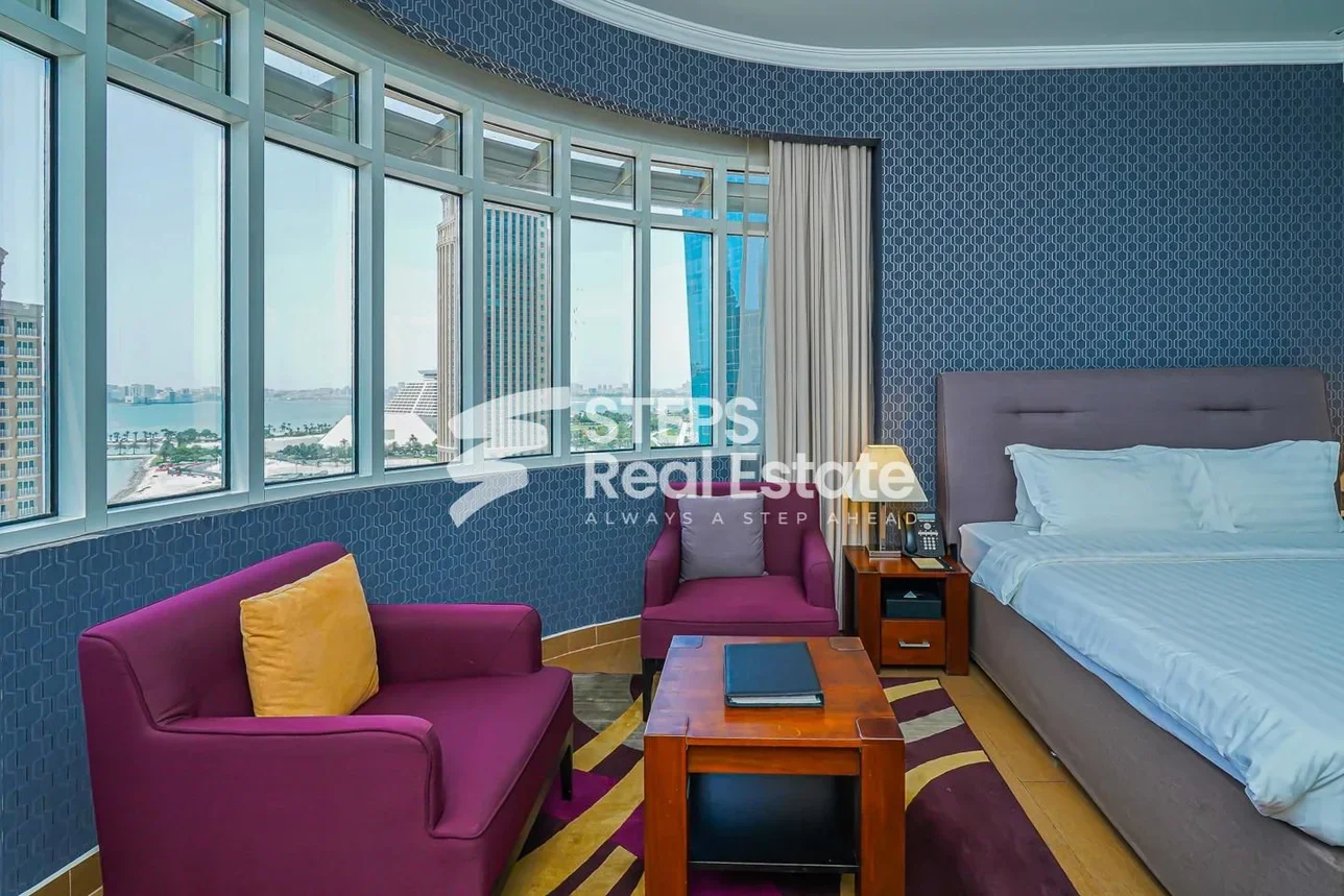 Studio  in Doha -  West Bay  Fully Furnished