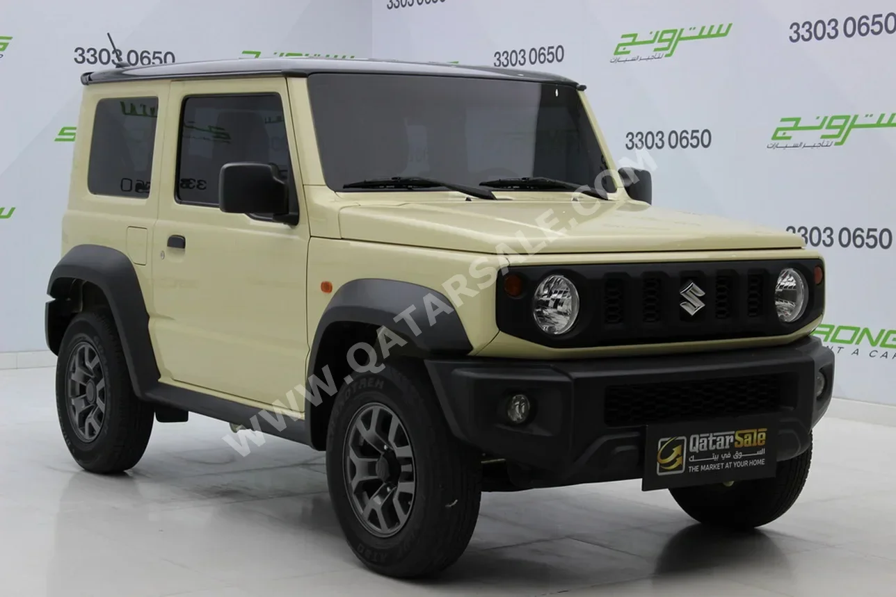 Suzuki  Jimny  2021  Automatic  25,000 Km  4 Cylinder  Four Wheel Drive (4WD)  SUV  Beige  With Warranty