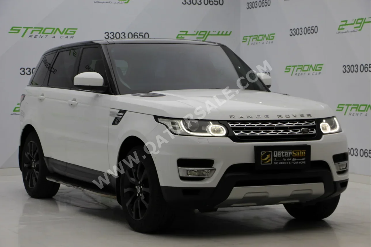 Land Rover  Range Rover  Sport  2016  Automatic  140,000 Km  6 Cylinder  Four Wheel Drive (4WD)  SUV  White