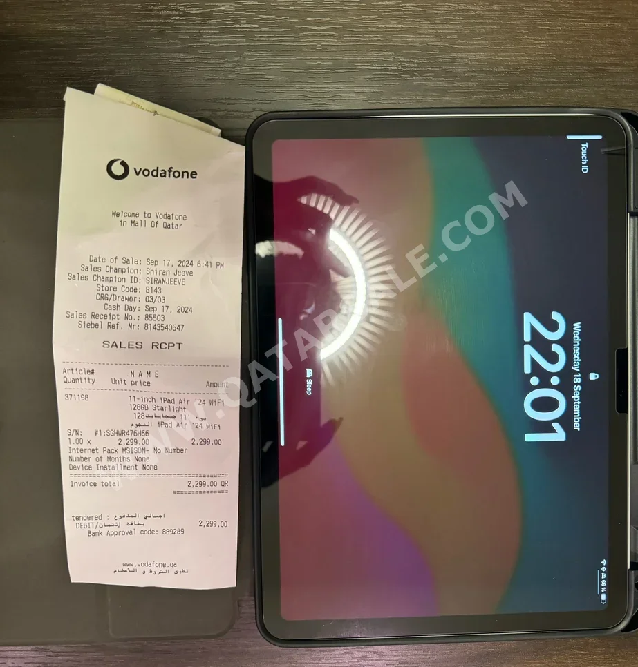 Apple  iPad Air  2024 -  128 GB - Connectivity Wi Fi Only