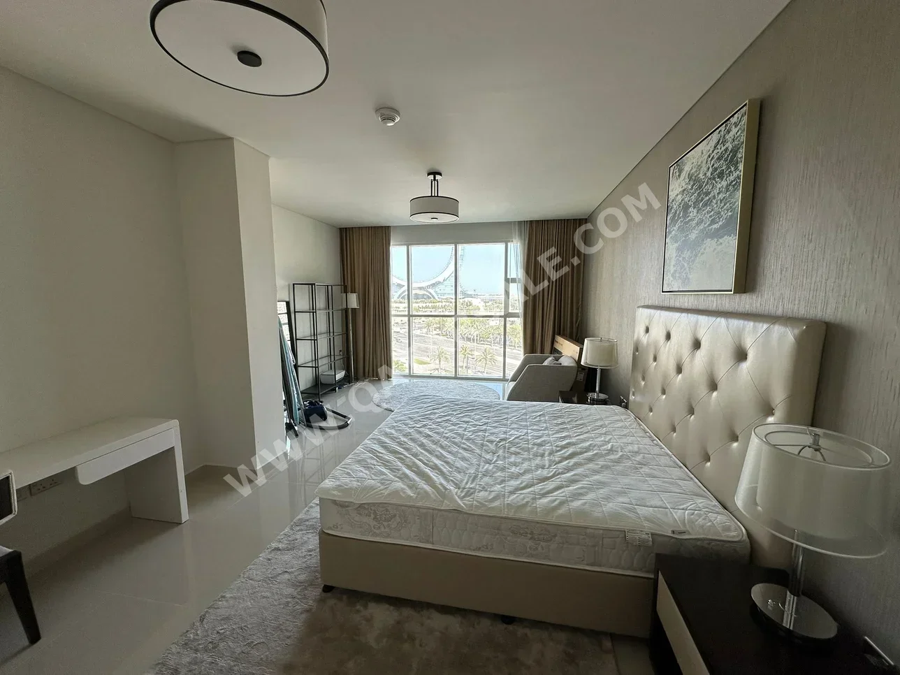 1 Bedrooms  Apartment  in Lusail -  Marina District  Fully Furnished