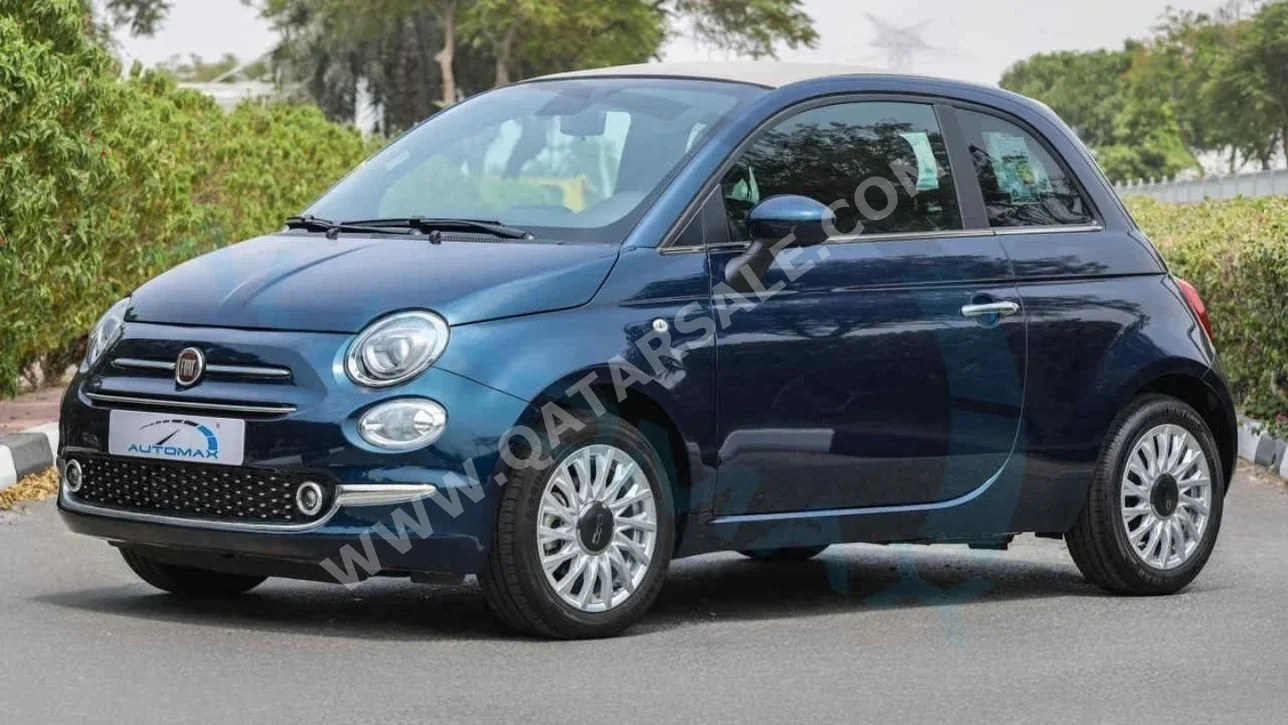 Fiat  500  2024  Automatic  0 Km  4 Cylinder  Front Wheel Drive (FWD)  Convertible  Blue  With Warranty