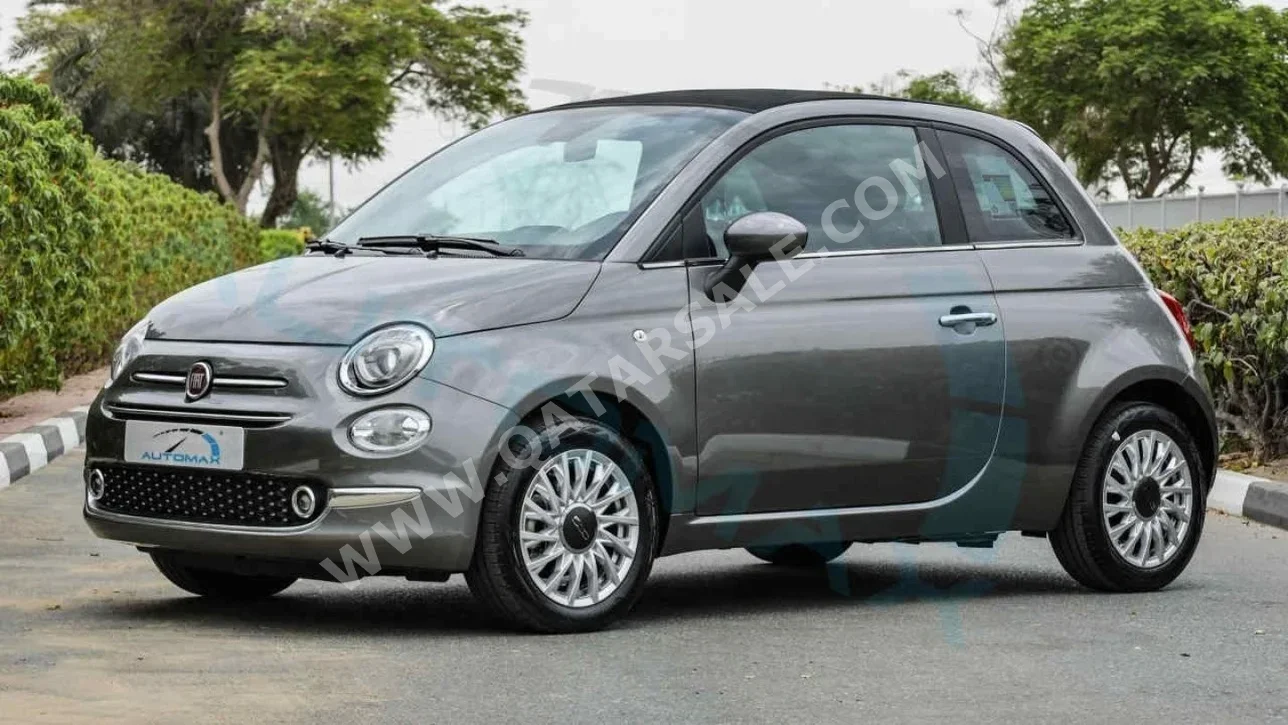 Fiat  500  2024  Automatic  0 Km  4 Cylinder  Front Wheel Drive (FWD)  Convertible  Gray  With Warranty