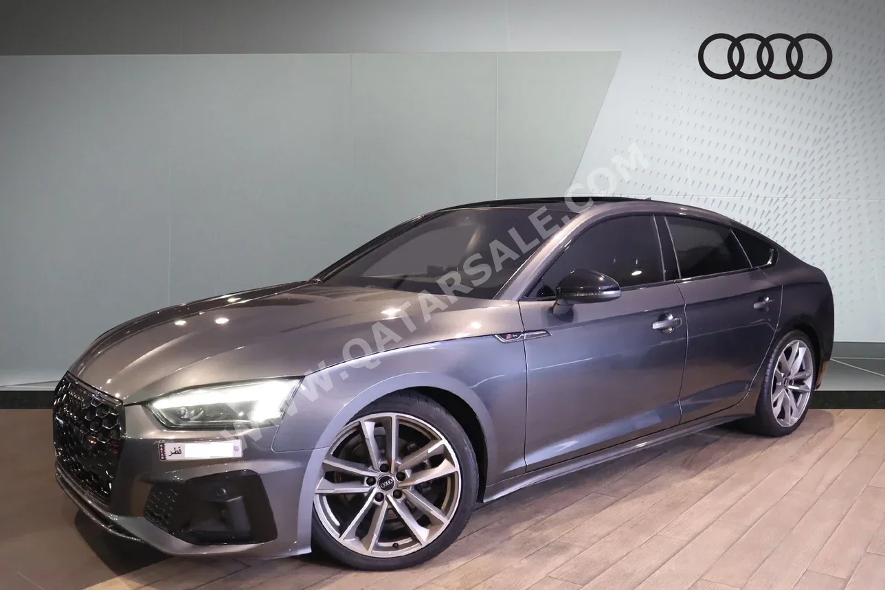 Audi  A5  S-Line  2020  Automatic  55,000 Km  4 Cylinder  Front Wheel Drive (FWD)  Sedan  Gray  With Warranty