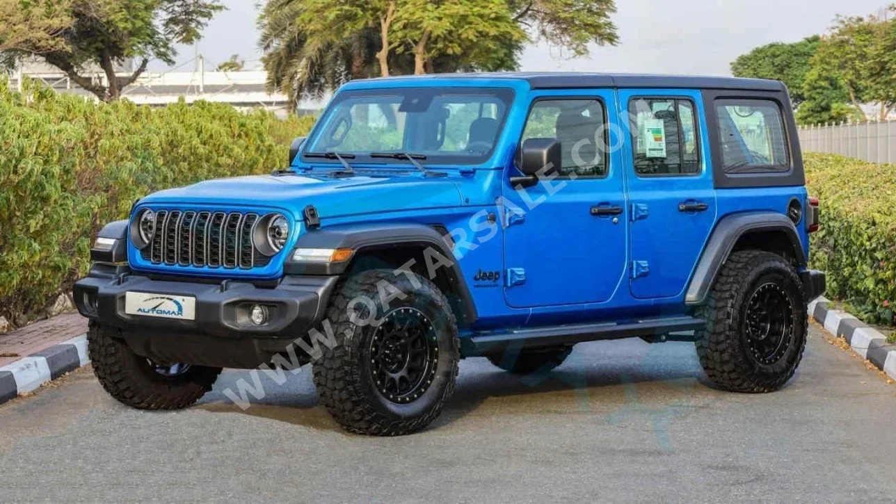 Jeep  Wrangler  Sport Plus  2024  Automatic  0 Km  4 Cylinder  Four Wheel Drive (4WD)  SUV  Blue  With Warranty