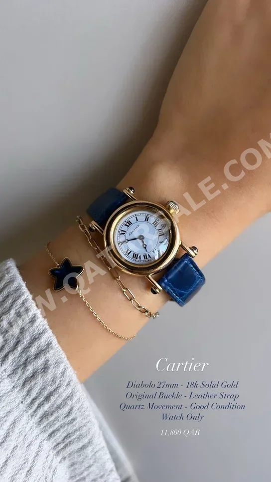 Watches - Cartier  - Quartz Watch  - Blue  - Women Watches