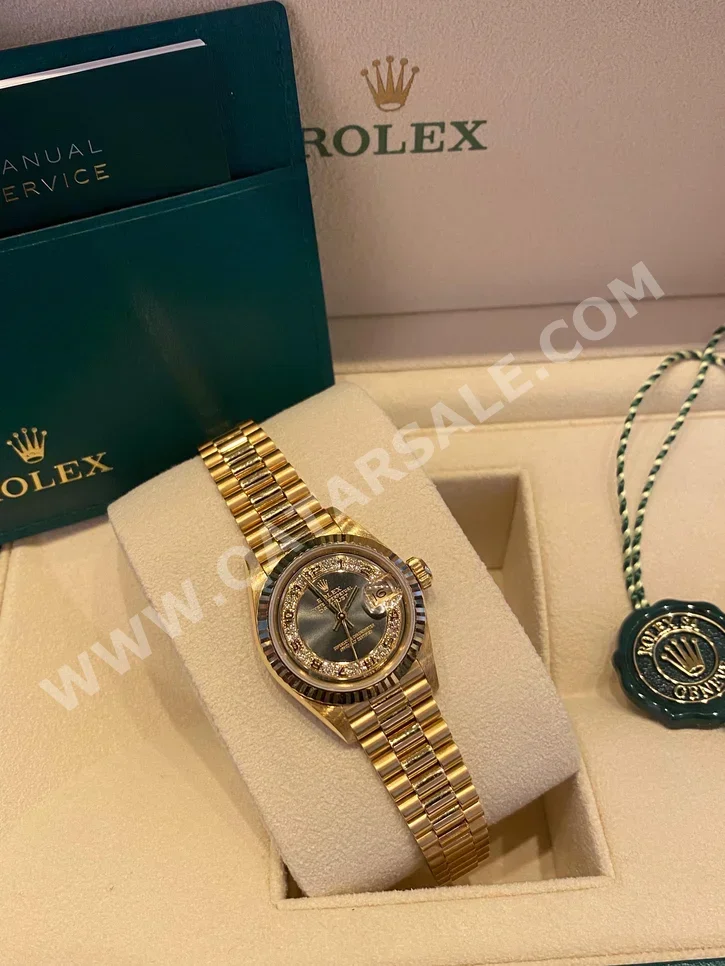 Watches - Rolex  - Analogue Watches  - Brown  - Women Watches