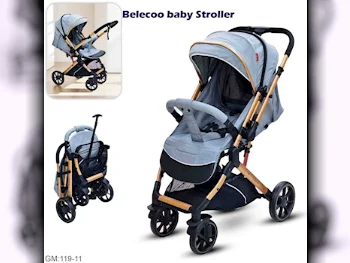 Kids Strollers Single Stroller  Blue  0-3 Years  Warranty