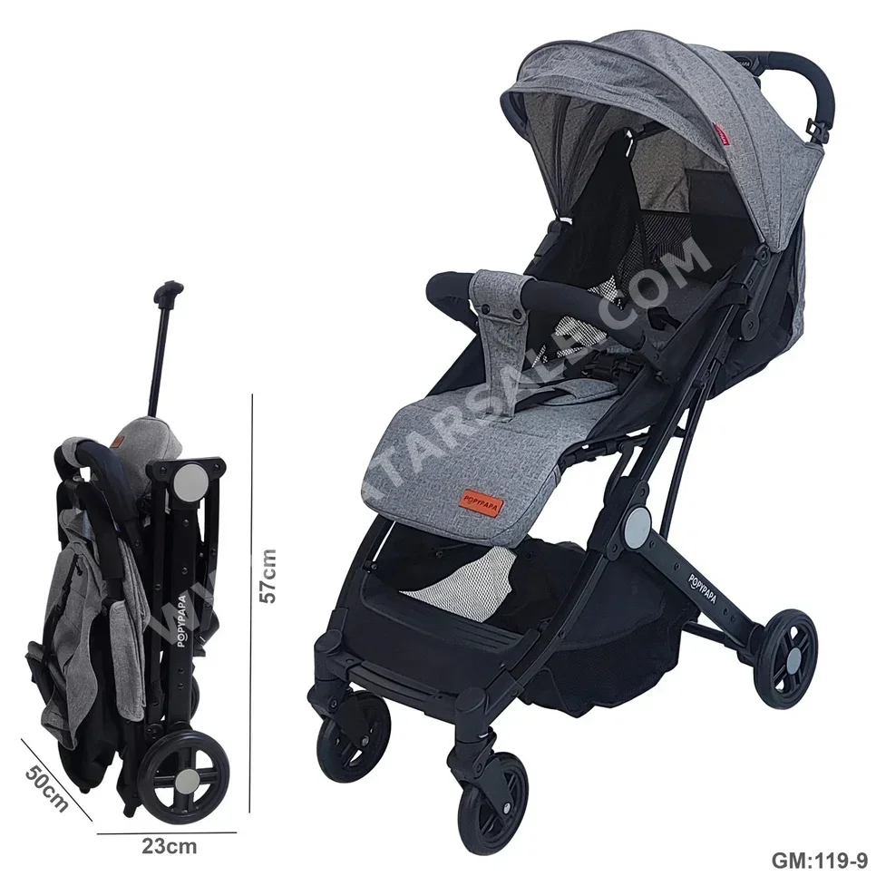 Kids Strollers Single Stroller  Gray  0-3 Years  18 Kg  Warranty