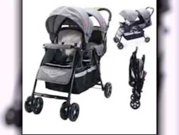 Kids Strollers Double Stroller  Gray  0-3 Years  30 Kg  Warranty