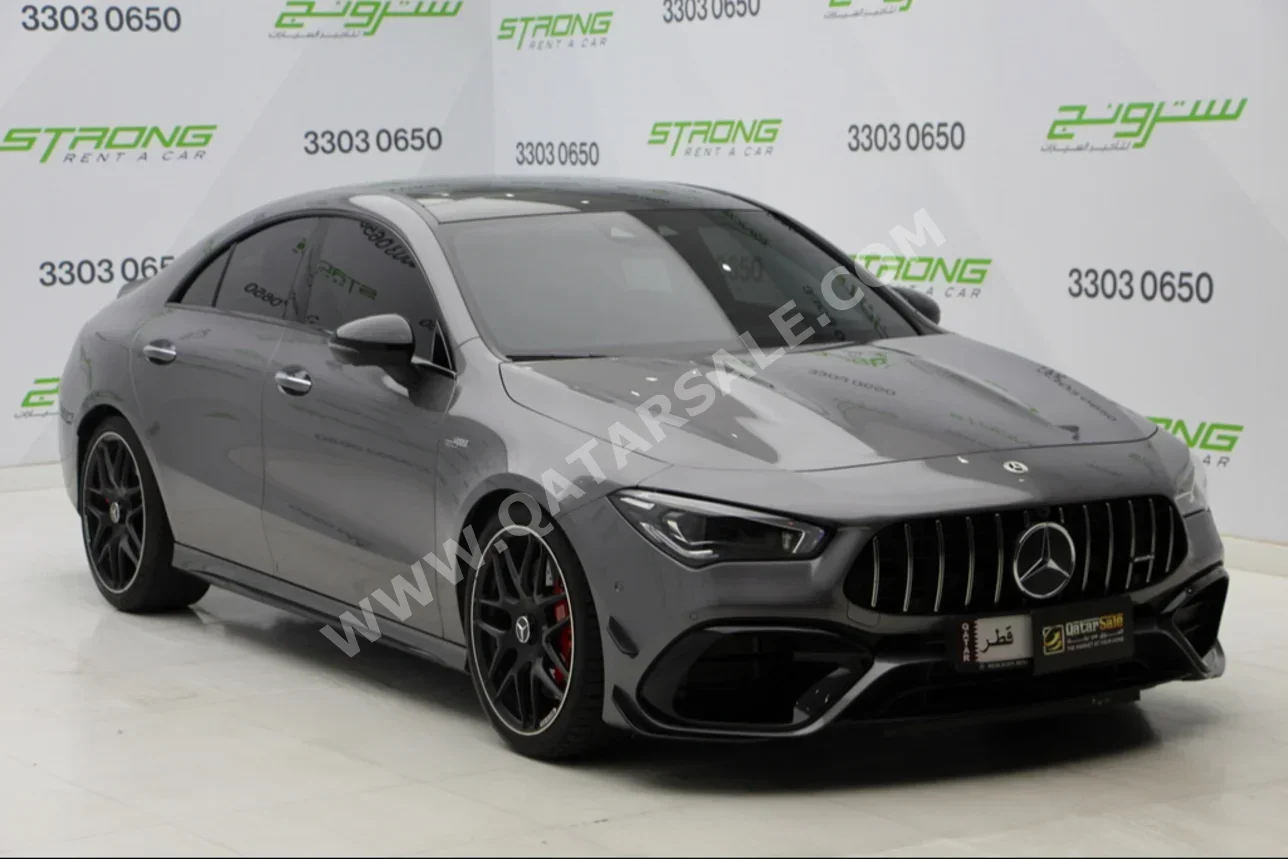 مرسيدس - بنز  سي ال ايه  45 AMG  2022  اوتوماتيك  31,000 كم  4 سلندر  دفع خلفي  سيدان  رمادي  تحت الضمان