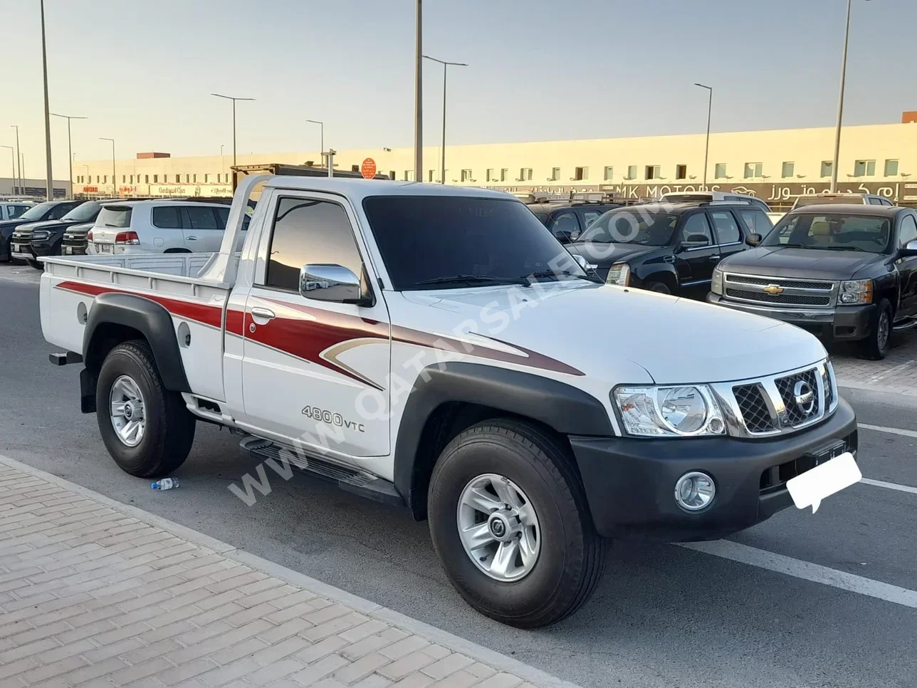 Nissan  Patrol  Pickup  2021  Manual  58,000 Km  6 Cylinder  Four Wheel Drive (4WD)  Pick Up  White