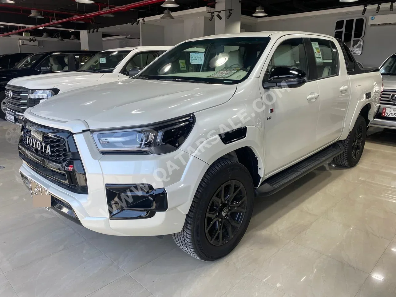 Toyota  Hilux  GR Sport  2022  Automatic  1,700 Km  6 Cylinder  Four Wheel Drive (4WD)  Pick Up  White  With Warranty