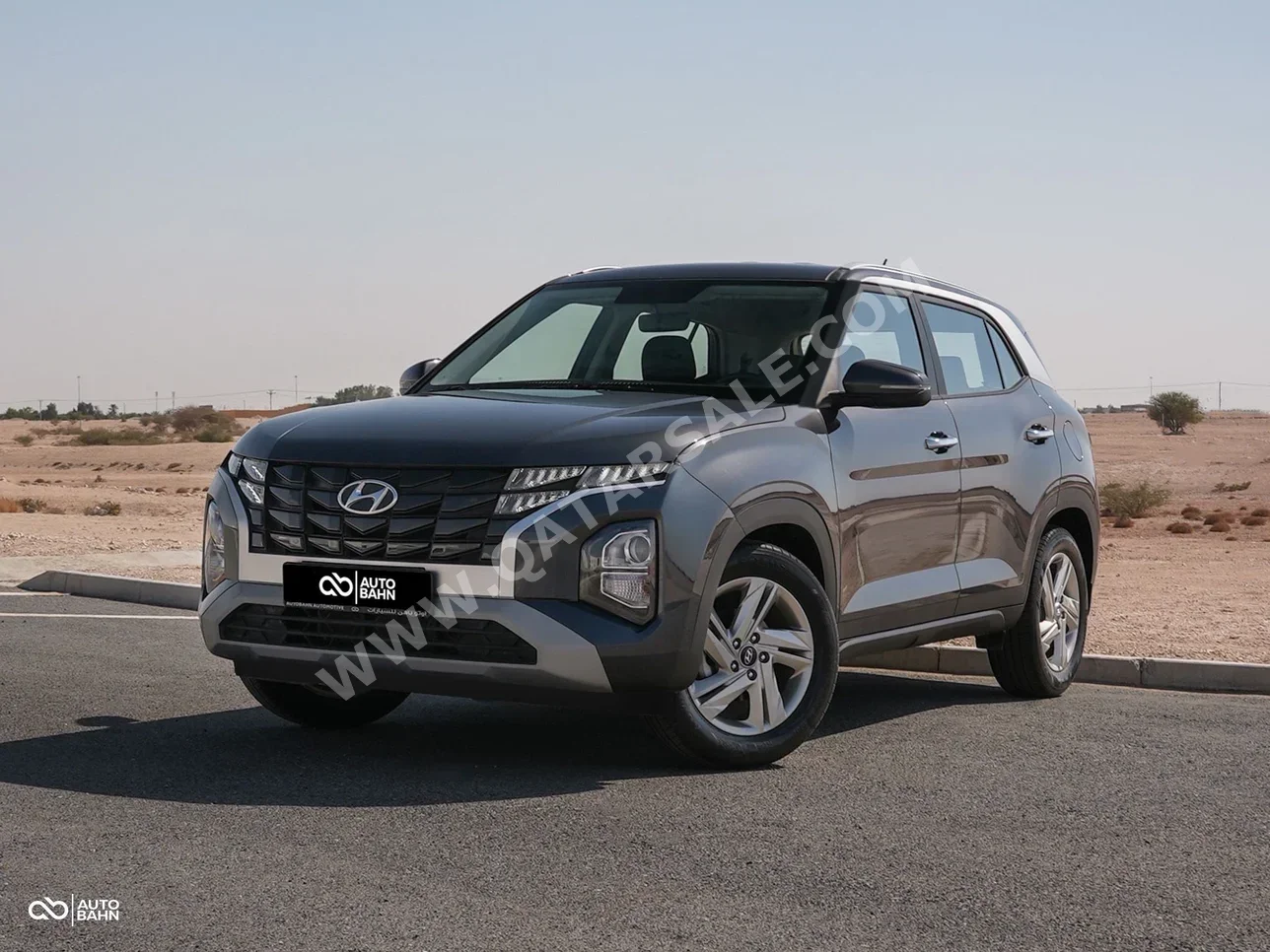 Hyundai  Creta  2024  Automatic  11,000 Km  4 Cylinder  Front Wheel Drive (FWD)  SUV  Gray and Silver  With Warranty