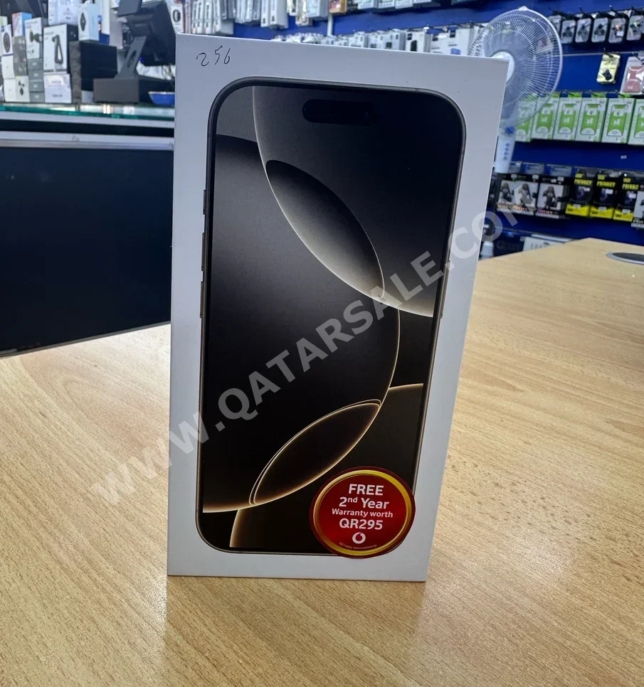 Apple  - Iphone 16  - Pro Max  - Gold  - 256 GB  - Under Warranty