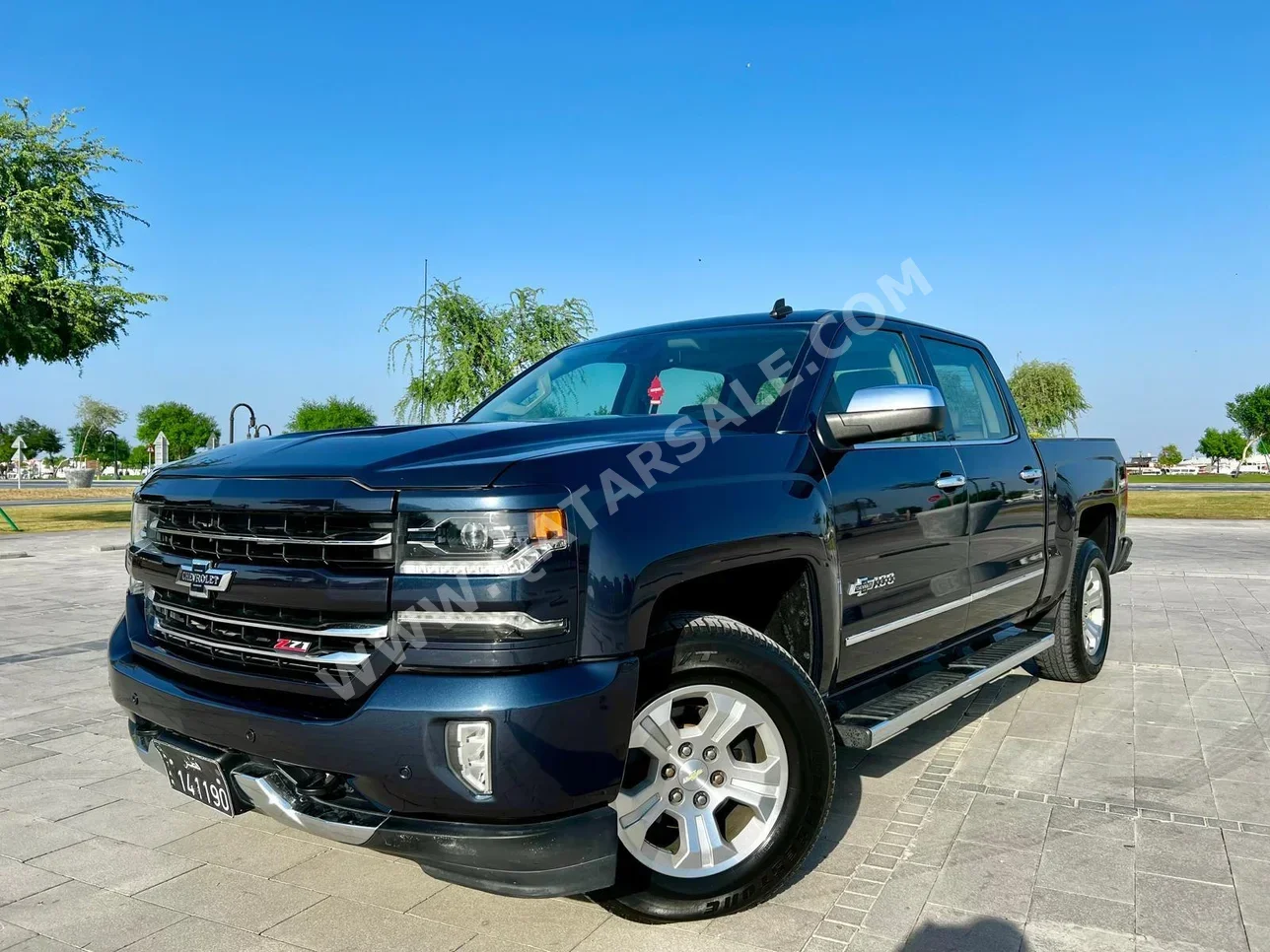 Chevrolet  Silverado  LTZ  2018  Automatic  95,000 Km  8 Cylinder  Four Wheel Drive (4WD)  Pick Up  Blue