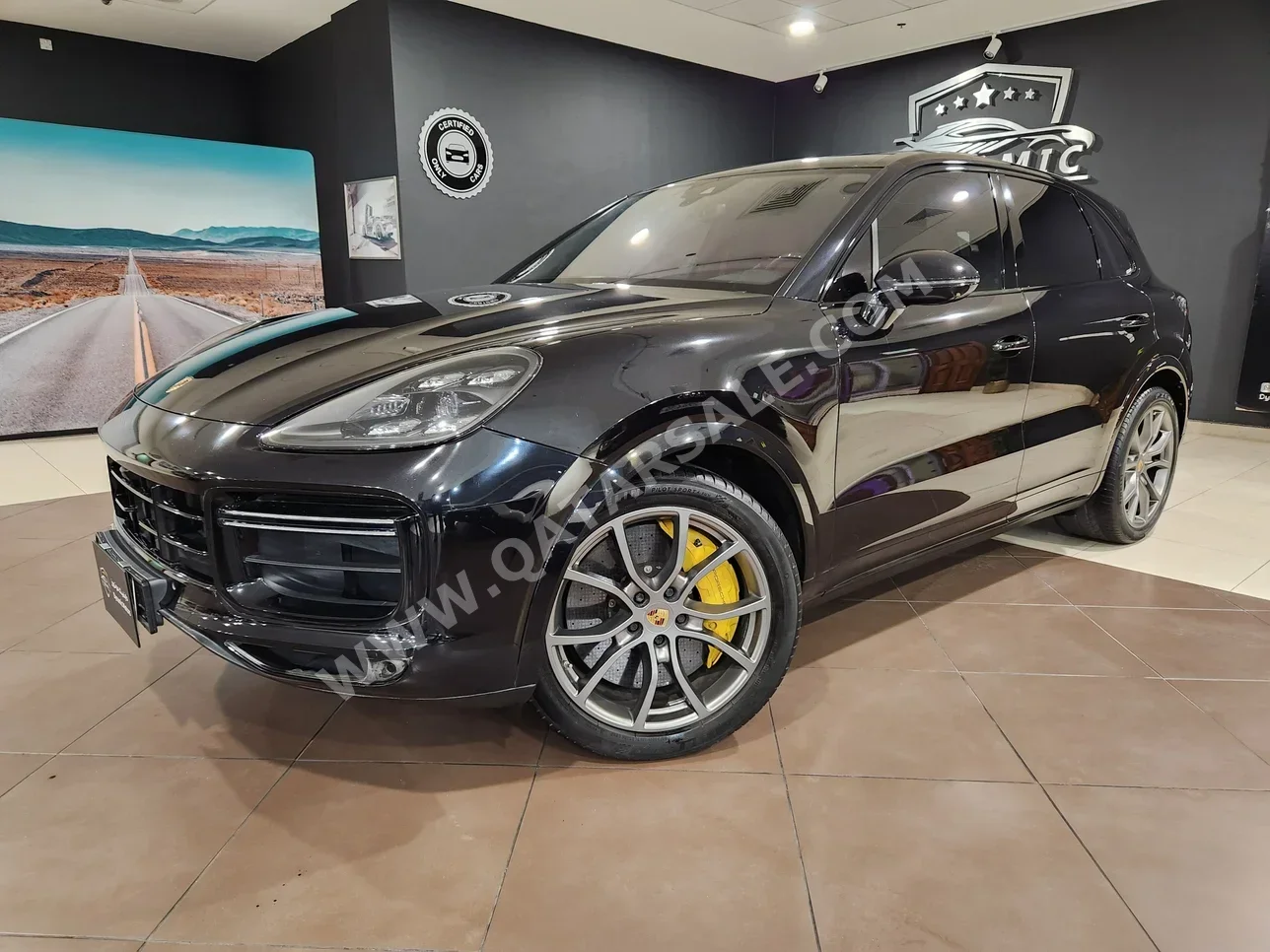 Porsche  Cayenne  Turbo  2019  Automatic  48,000 Km  8 Cylinder  Four Wheel Drive (4WD)  SUV  Black  With Warranty