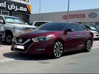 Nissan  Maxima  SR  2018  Automatic  138,000 Km  6 Cylinder  Front Wheel Drive (FWD)  Sedan  Red