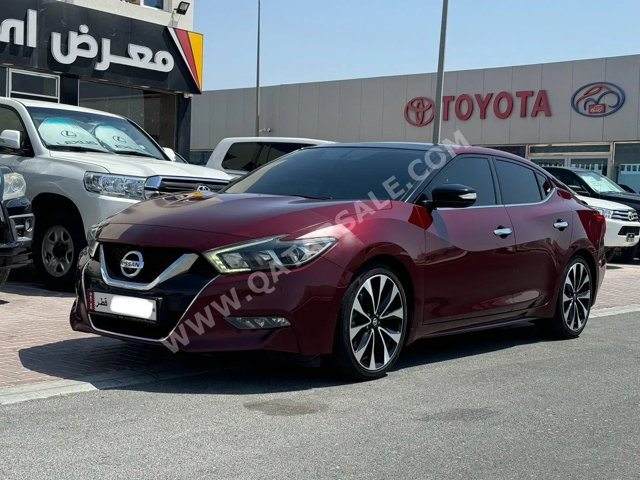 Nissan  Maxima  SR  2018  Automatic  138,000 Km  6 Cylinder  Front Wheel Drive (FWD)  Sedan  Red