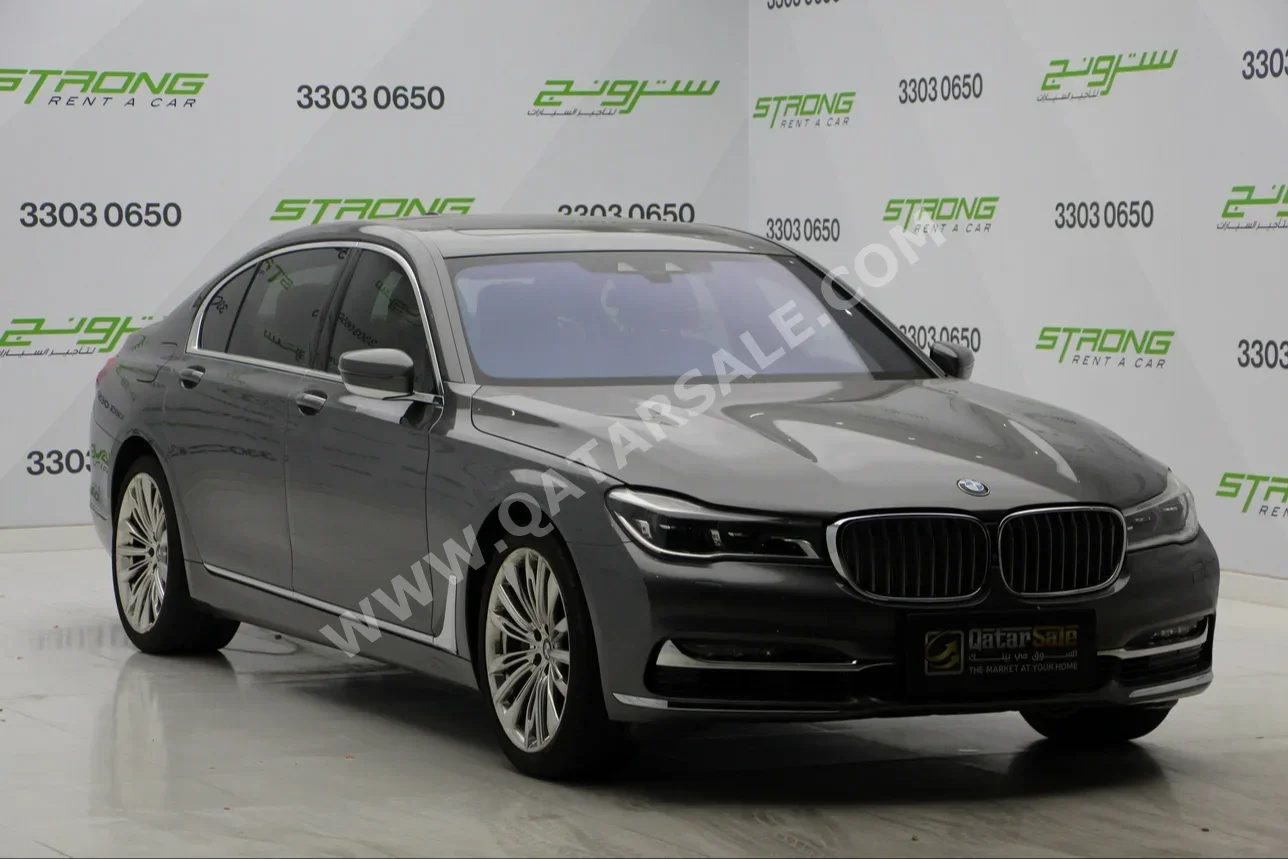 BMW  7-Series  740 Li  2017  Automatic  79,000 Km  6 Cylinder  Rear Wheel Drive (RWD)  Sedan  Gray