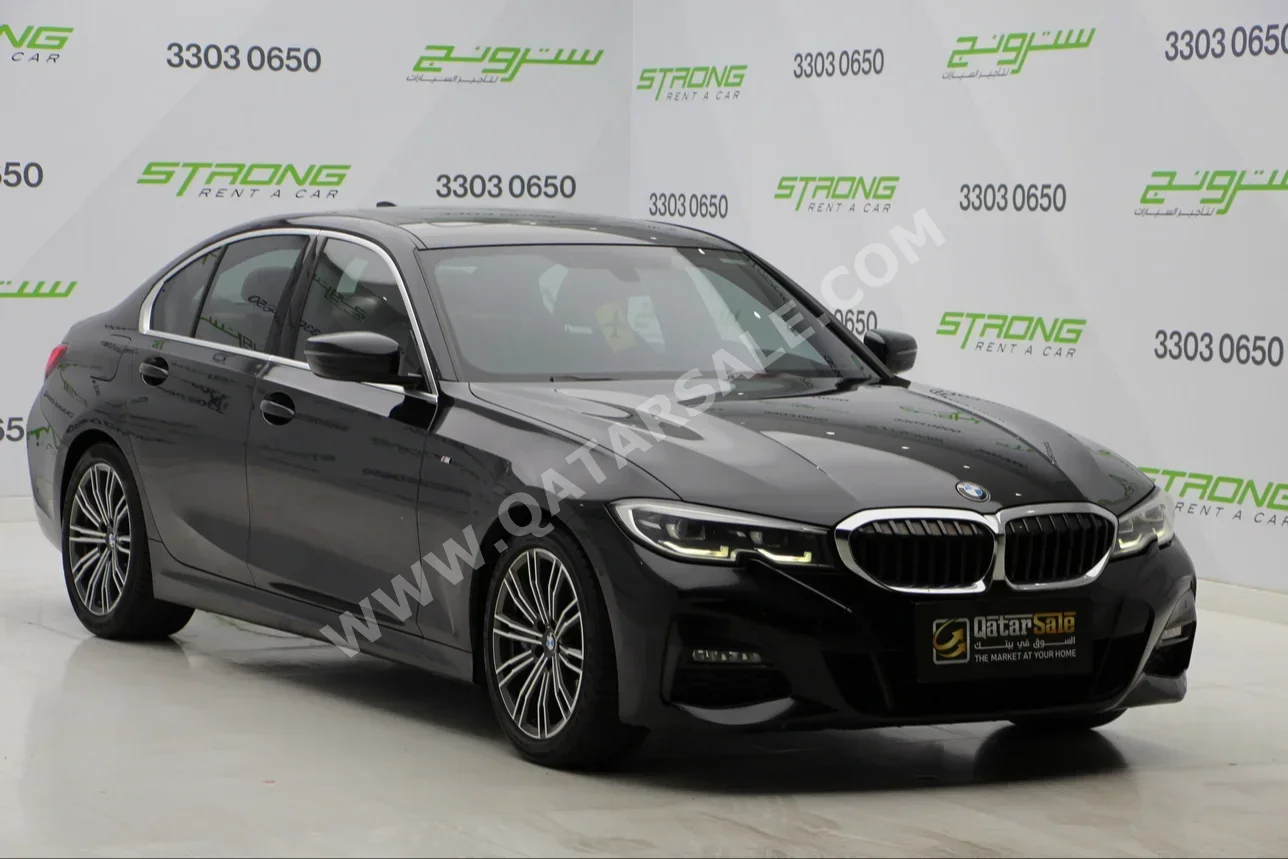 BMW  3-Series  330i  2019  Automatic  87,500 Km  4 Cylinder  Rear Wheel Drive (RWD)  Sedan  Black