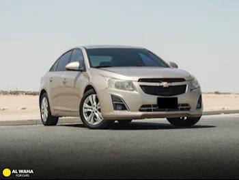 Chevrolet  Cruze  LT  2013  Automatic  155,000 Km  4 Cylinder  Front Wheel Drive (FWD)  Sedan  Gold