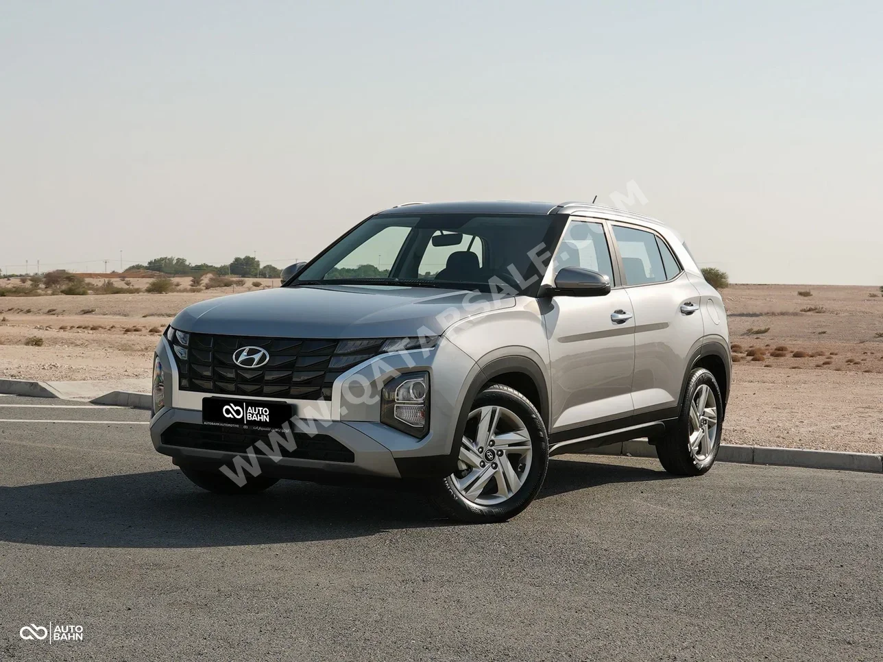 Hyundai  Creta  2024  Automatic  10,500 Km  4 Cylinder  Front Wheel Drive (FWD)  SUV  Silver  With Warranty