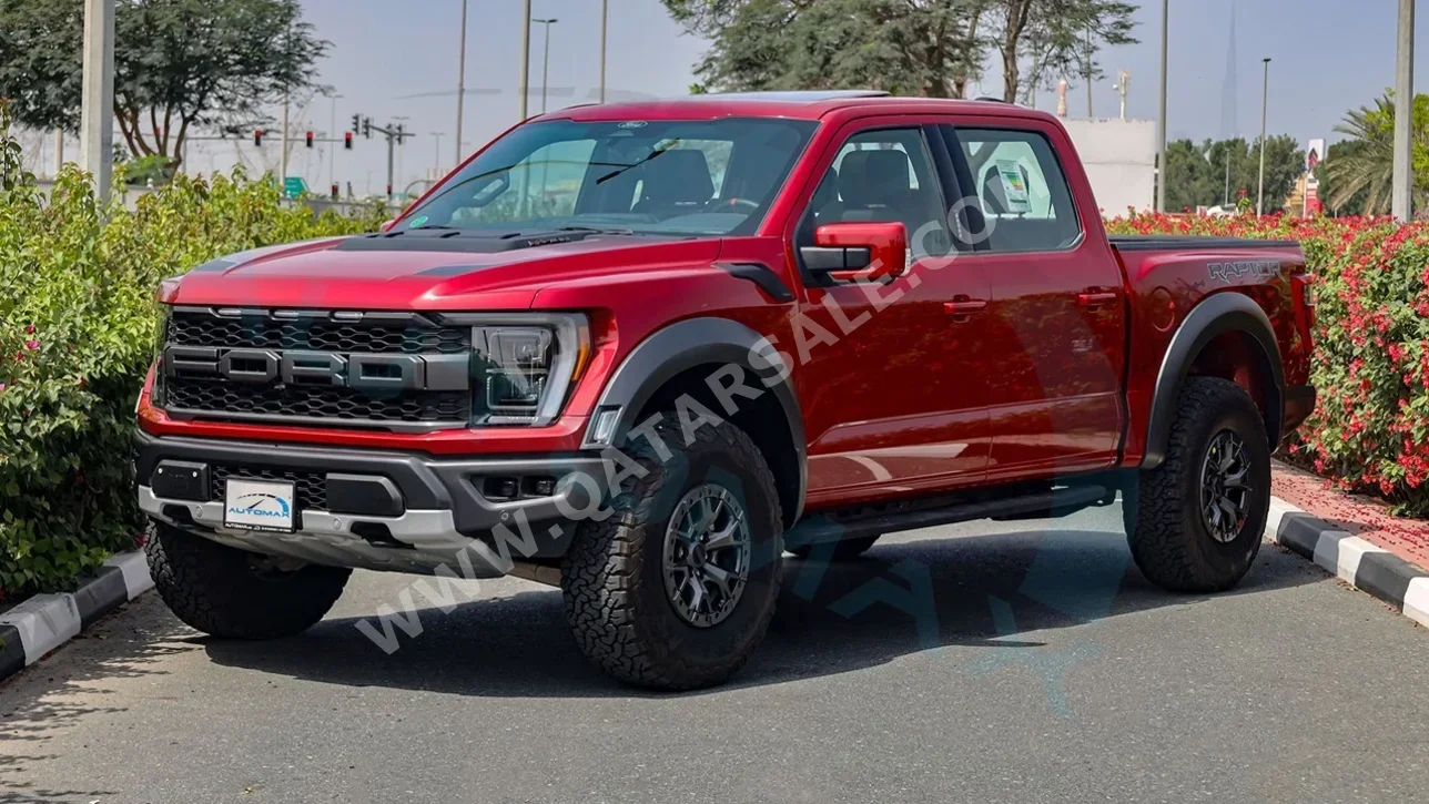 Ford  Raptor  2022  Automatic  0 Km  6 Cylinder  Four Wheel Drive (4WD)  Pick Up  Red  With Warranty