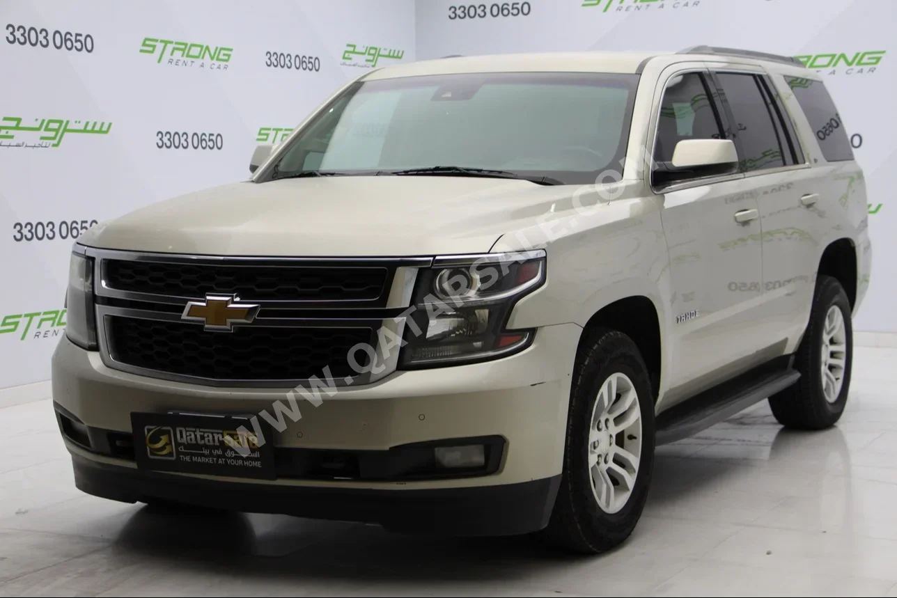 Chevrolet  Tahoe  LT  2016  Automatic  202,000 Km  8 Cylinder  Four Wheel Drive (4WD)  SUV  Gold