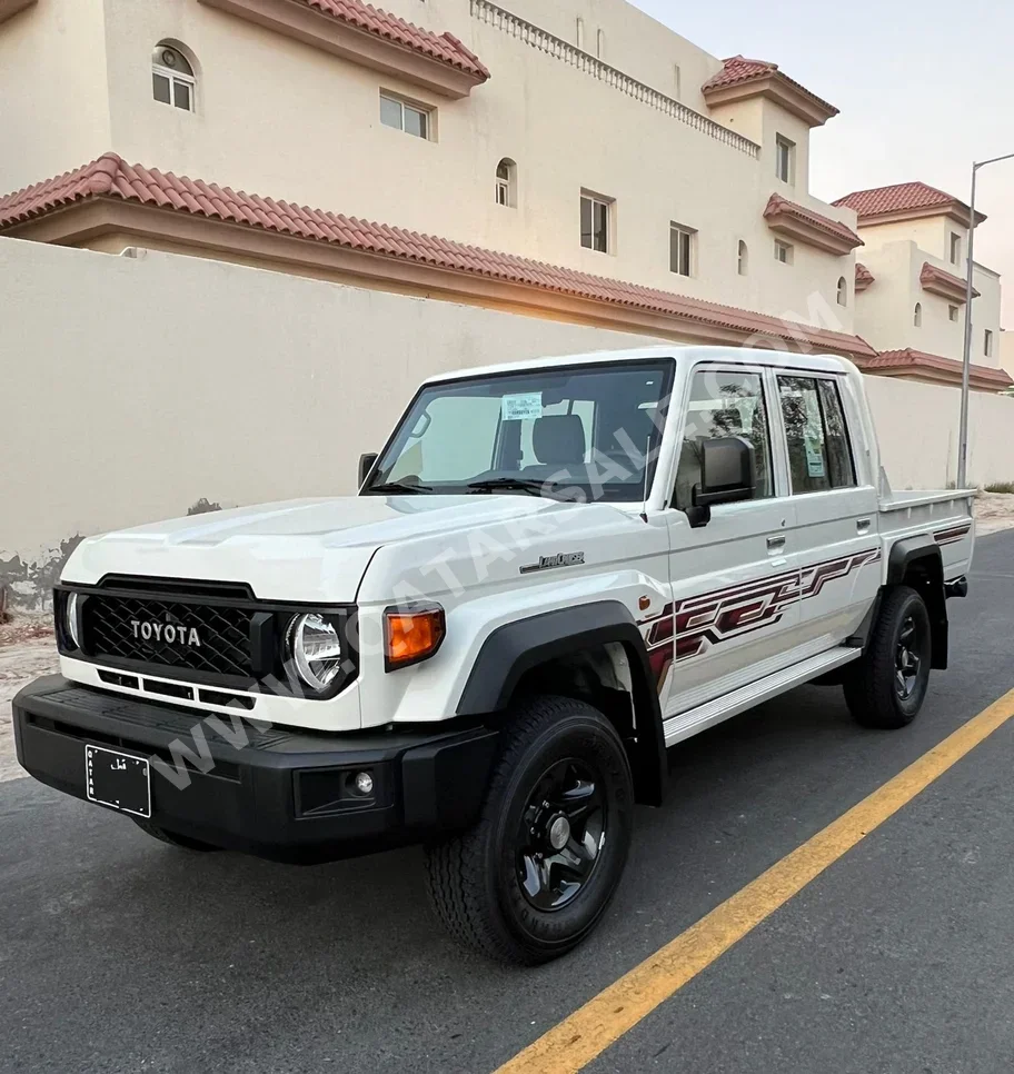 Toyota  Land Cruiser  LX  2024  Manual  0 Km  6 Cylinder  Four Wheel Drive (4WD)  Pick Up  White  With Warranty