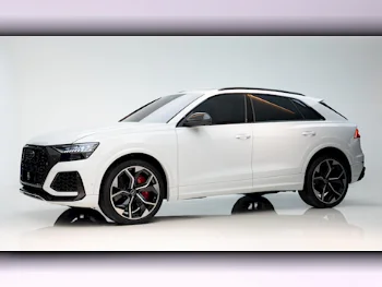 Audi  RSQ8  2022  Automatic  57,000 Km  8 Cylinder  All Wheel Drive (AWD)  SUV  White  With Warranty