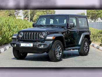 Jeep  Wrangler  Sport Plus  2024  Automatic  0 Km  4 Cylinder  Four Wheel Drive (4WD)  SUV  Black  With Warranty