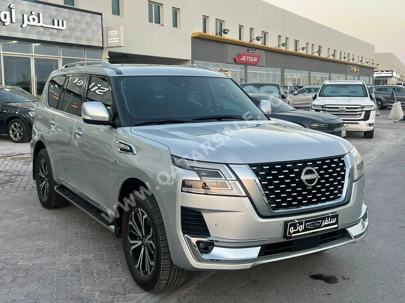 Nissan  Patrol  Titanium  2024  Automatic  8٬000 Km  8 Cylinder  Four Wheel Drive (4WD)  SUV  Silver  With Warranty