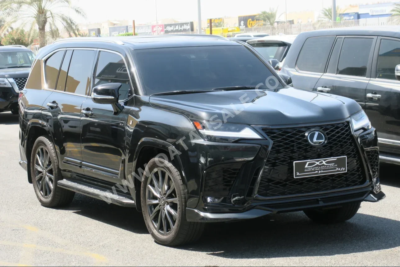 Lexus  LX  600 F Sport  2024  Automatic  2,000 Km  6 Cylinder  Four Wheel Drive (4WD)  SUV  Black  With Warranty